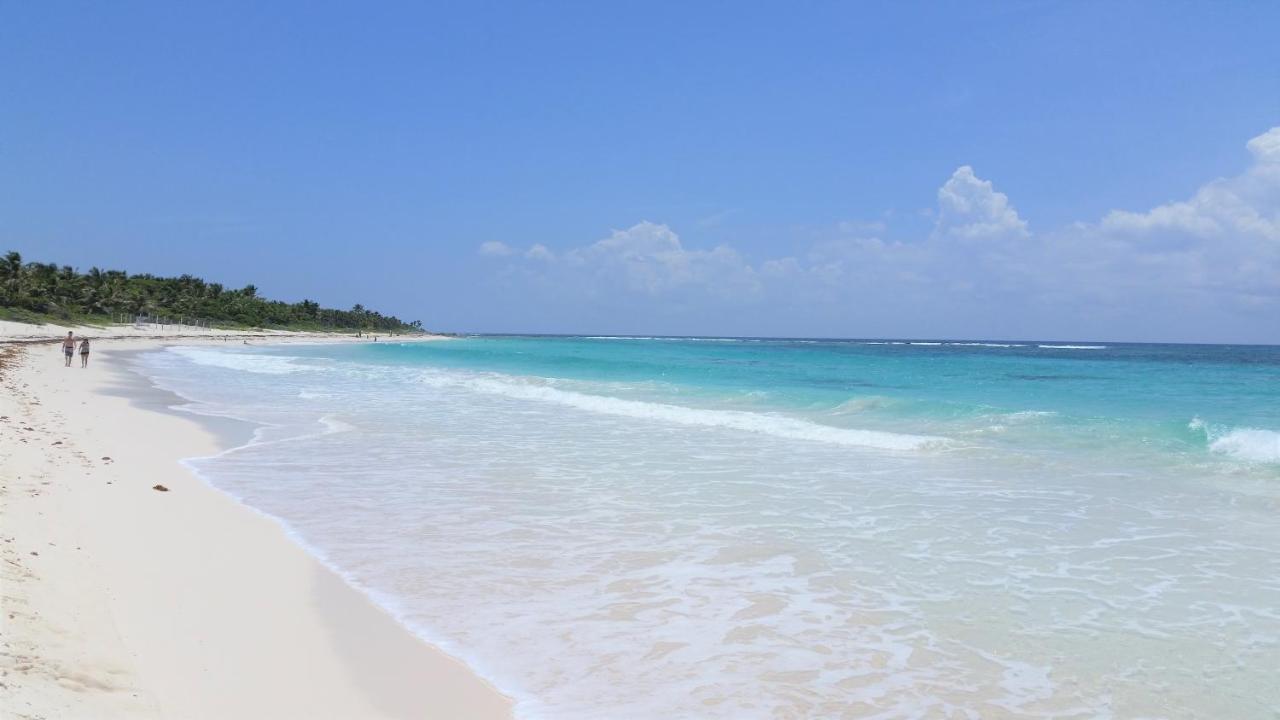 Riviera Maya Luxury Oceanfront Condo Akumal Luaran gambar