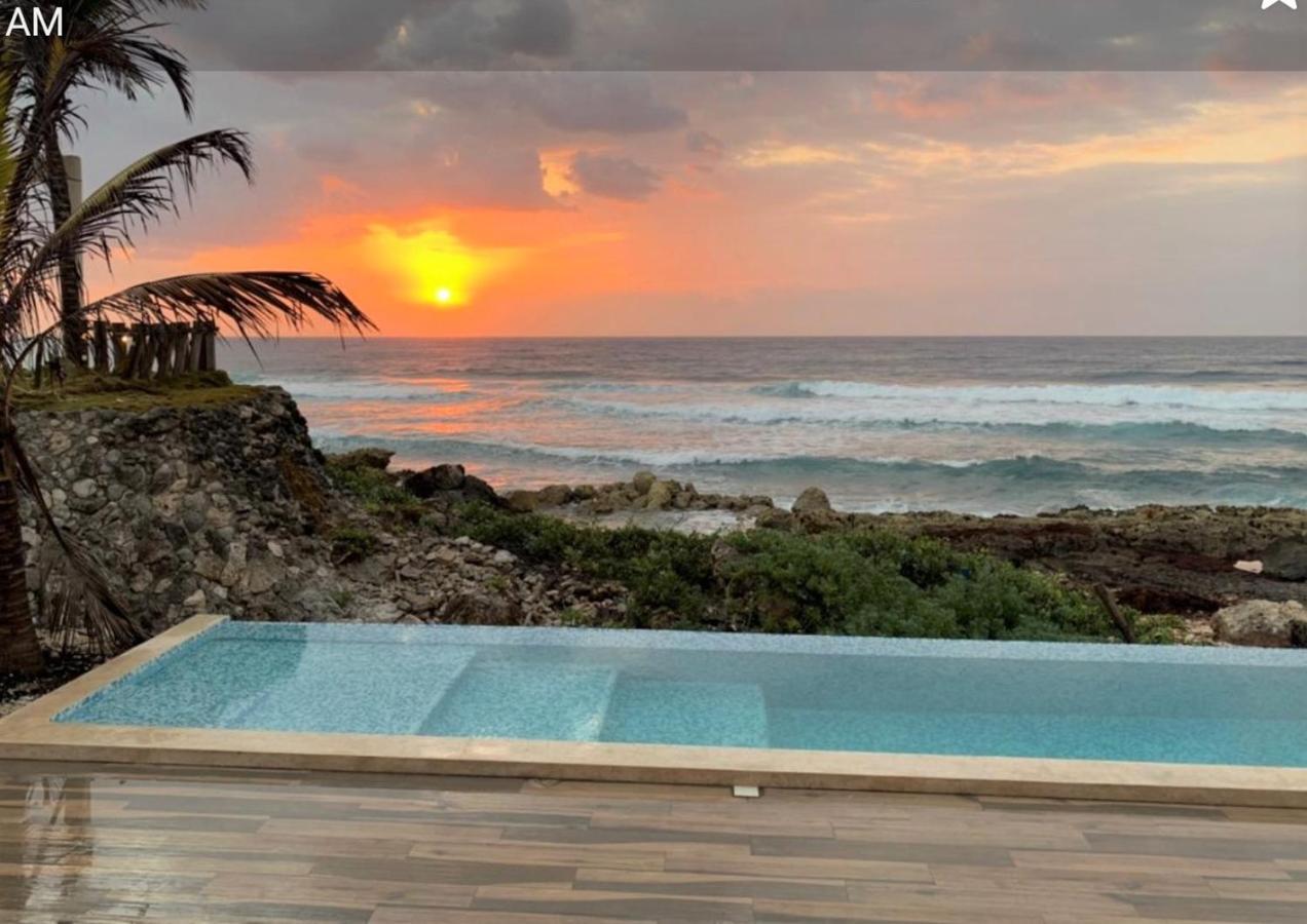 Riviera Maya Luxury Oceanfront Condo Akumal Luaran gambar