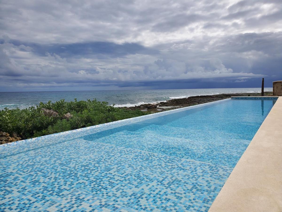 Riviera Maya Luxury Oceanfront Condo Akumal Luaran gambar